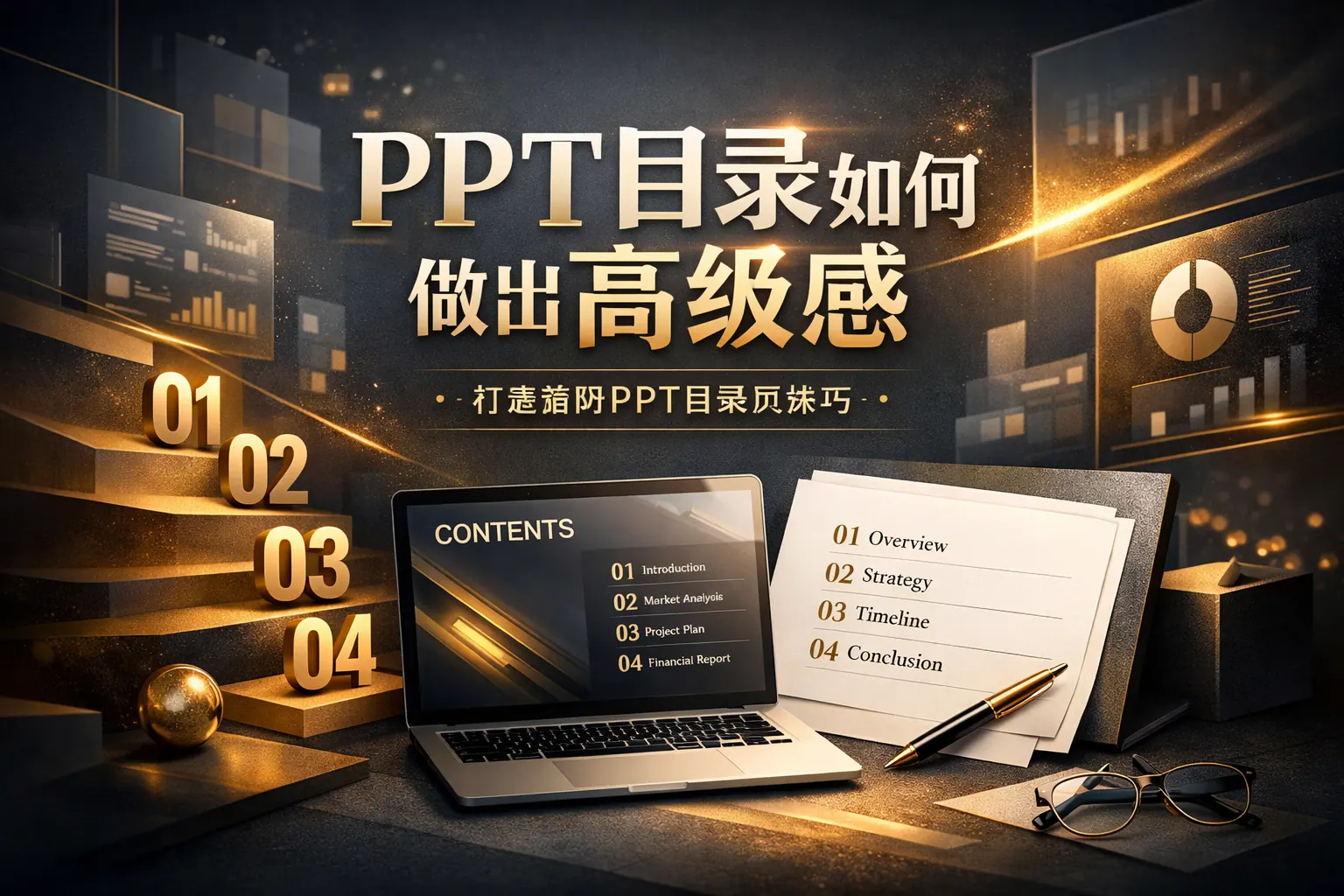 ppt目录如何做出高级感图片
