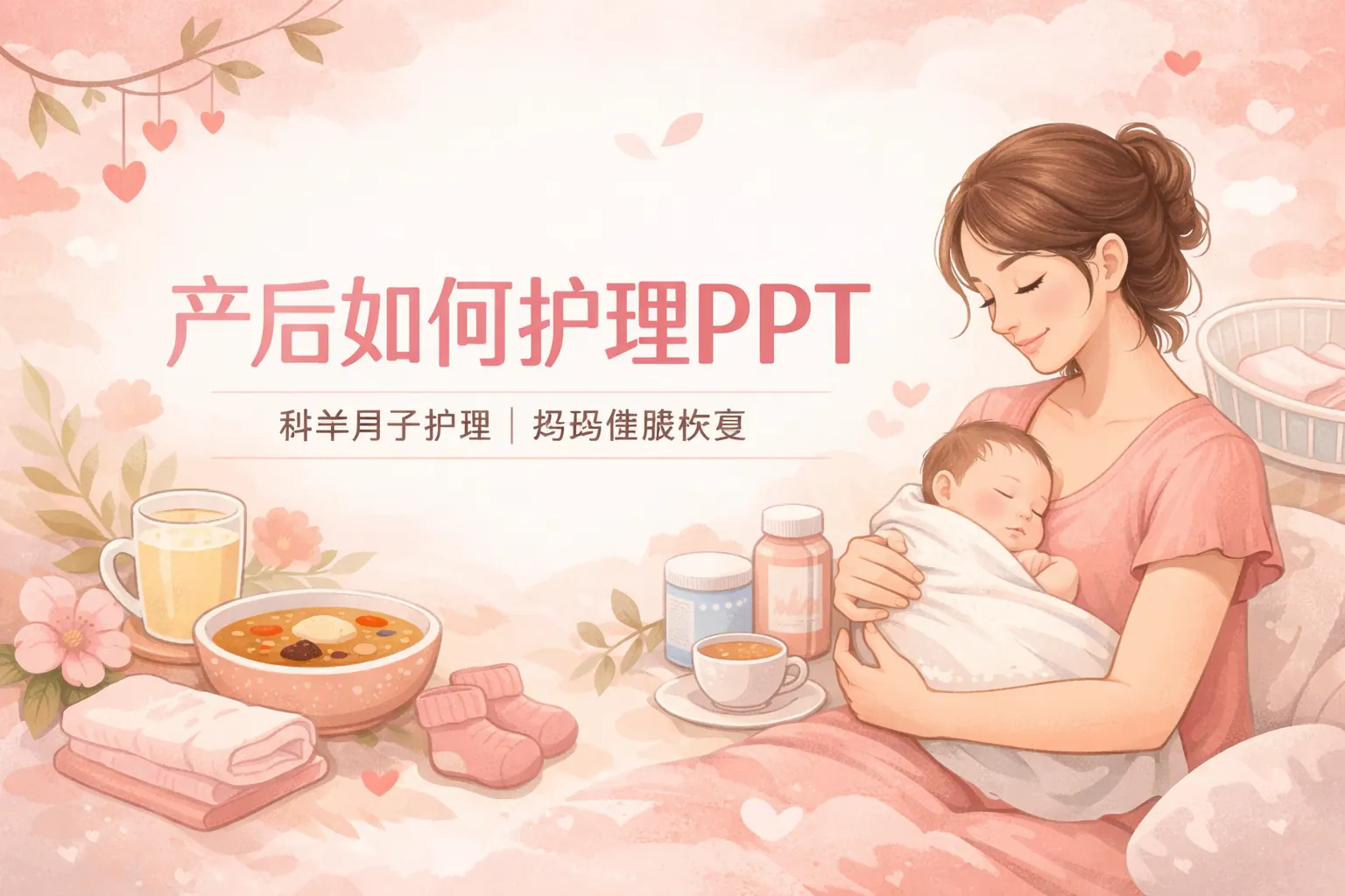 产后如何护理ppt