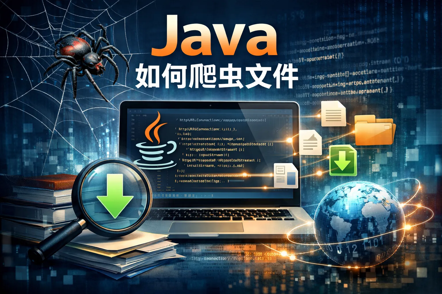 java如何爬虫文件