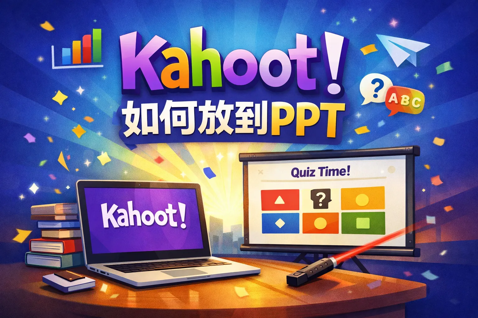 kahoot如何放到ppt