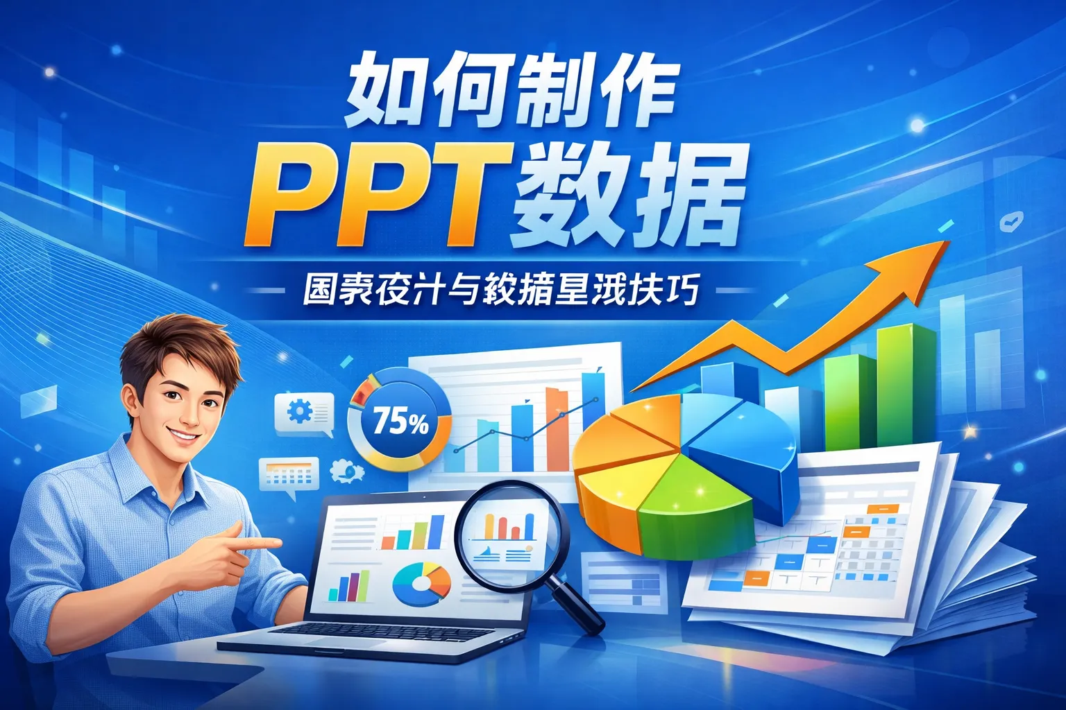 如何制作ppt数据