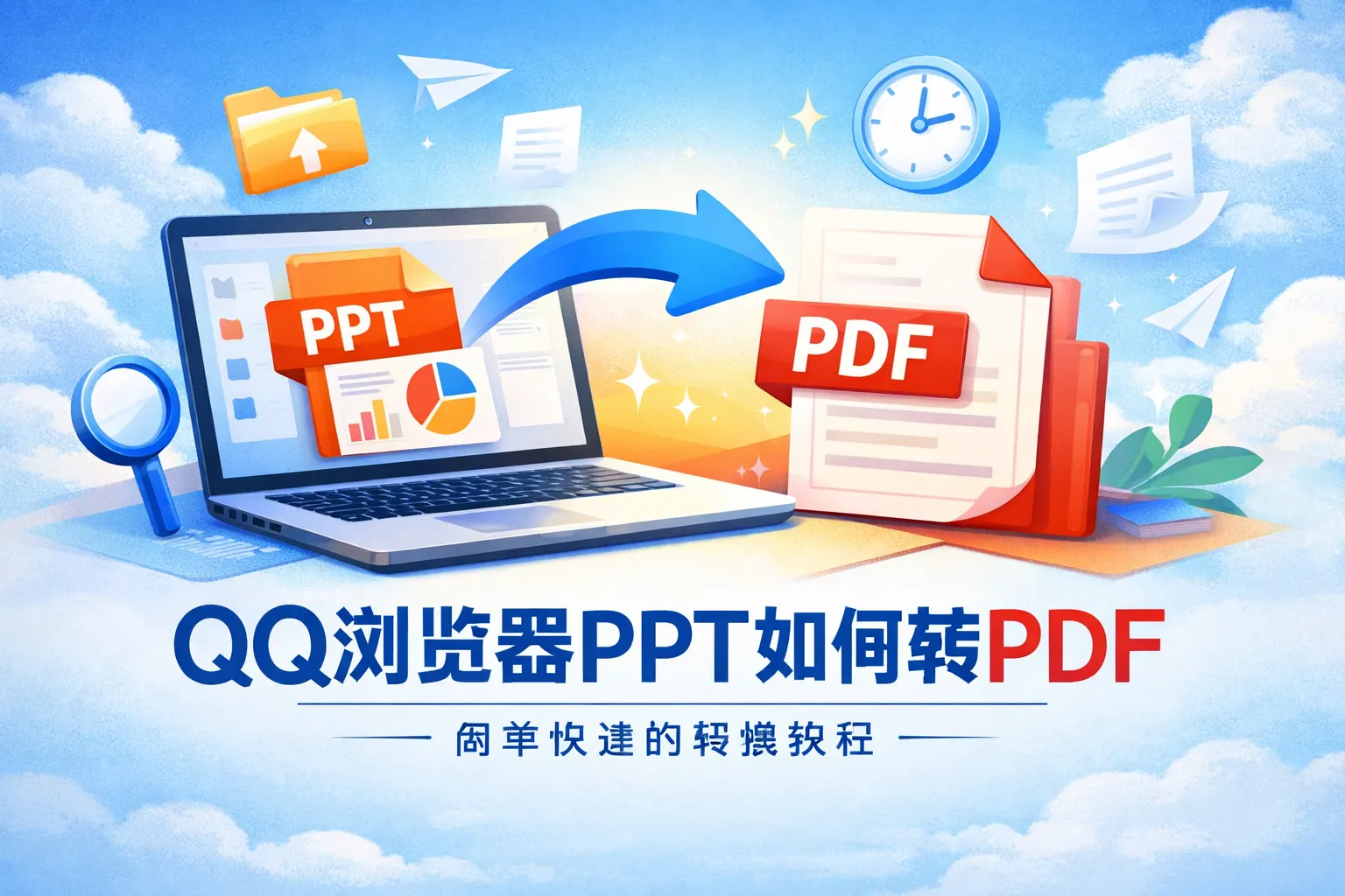 QQ浏览器PPt如何转PDF