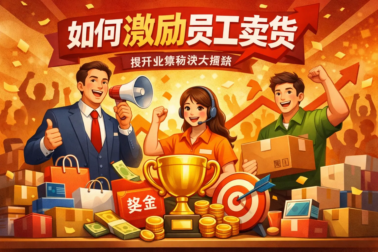 如何激励员工卖货