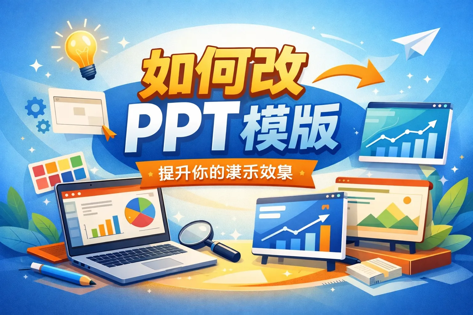 如何改ppt 模版