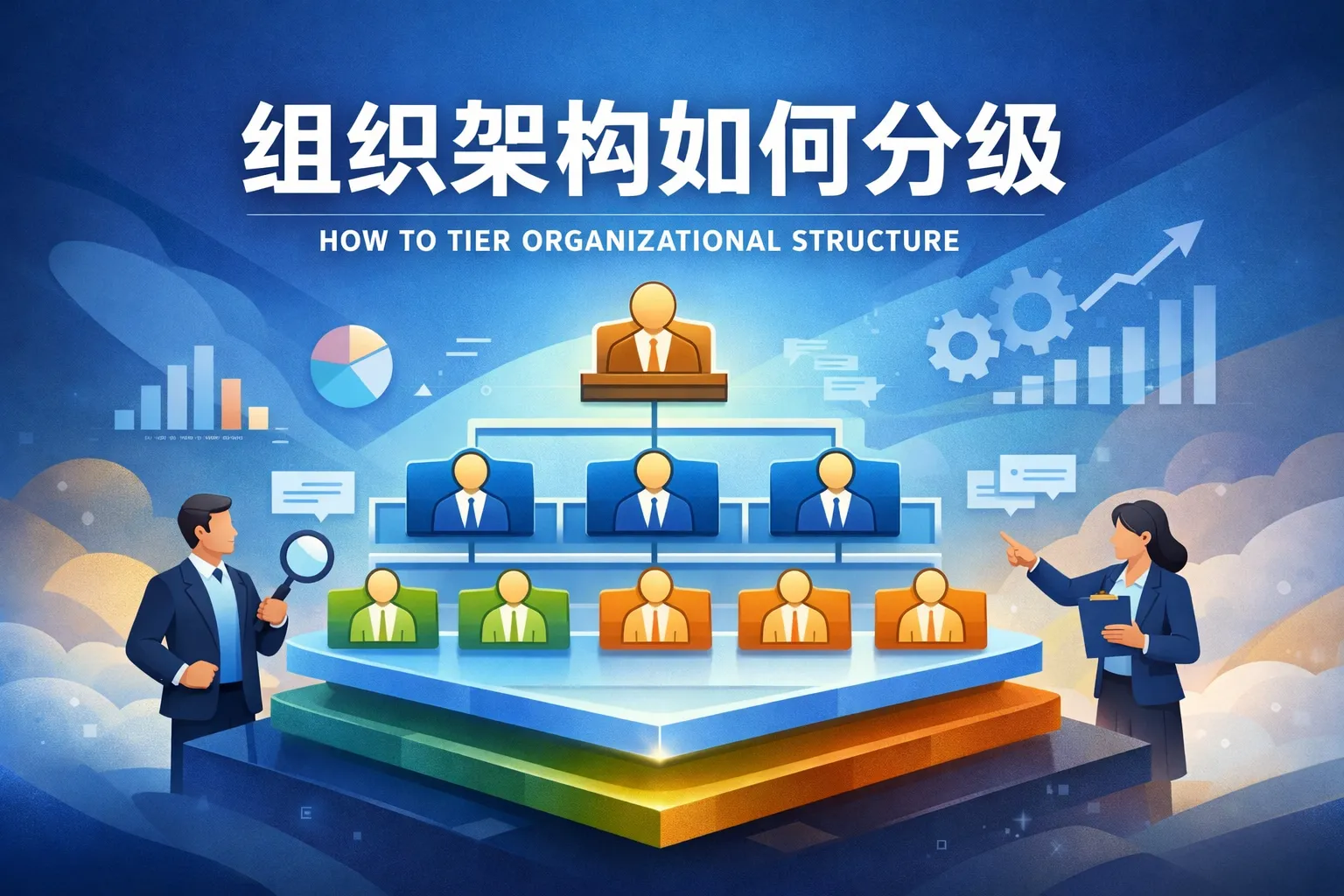 ppt组织架构如何分级