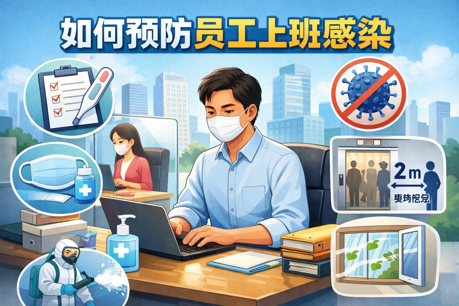 如何预防员工上班感染