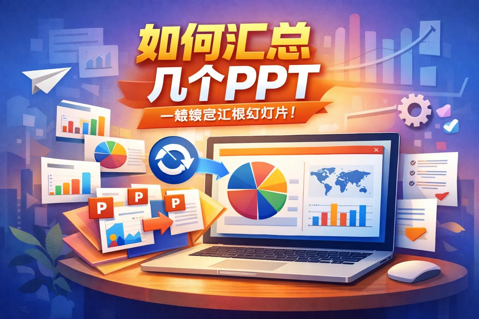 如何汇总几个ppt
