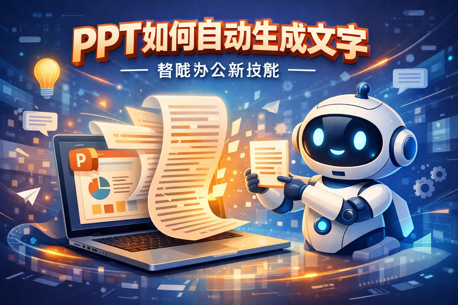 ppt如何自动文字