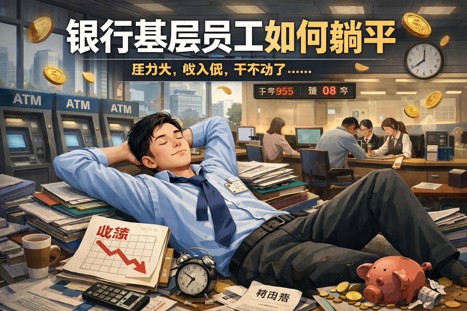 银行基层员工如何躺平