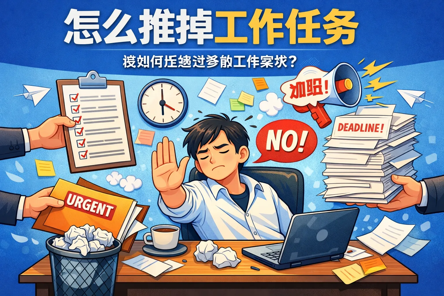 怎么推掉工作任务