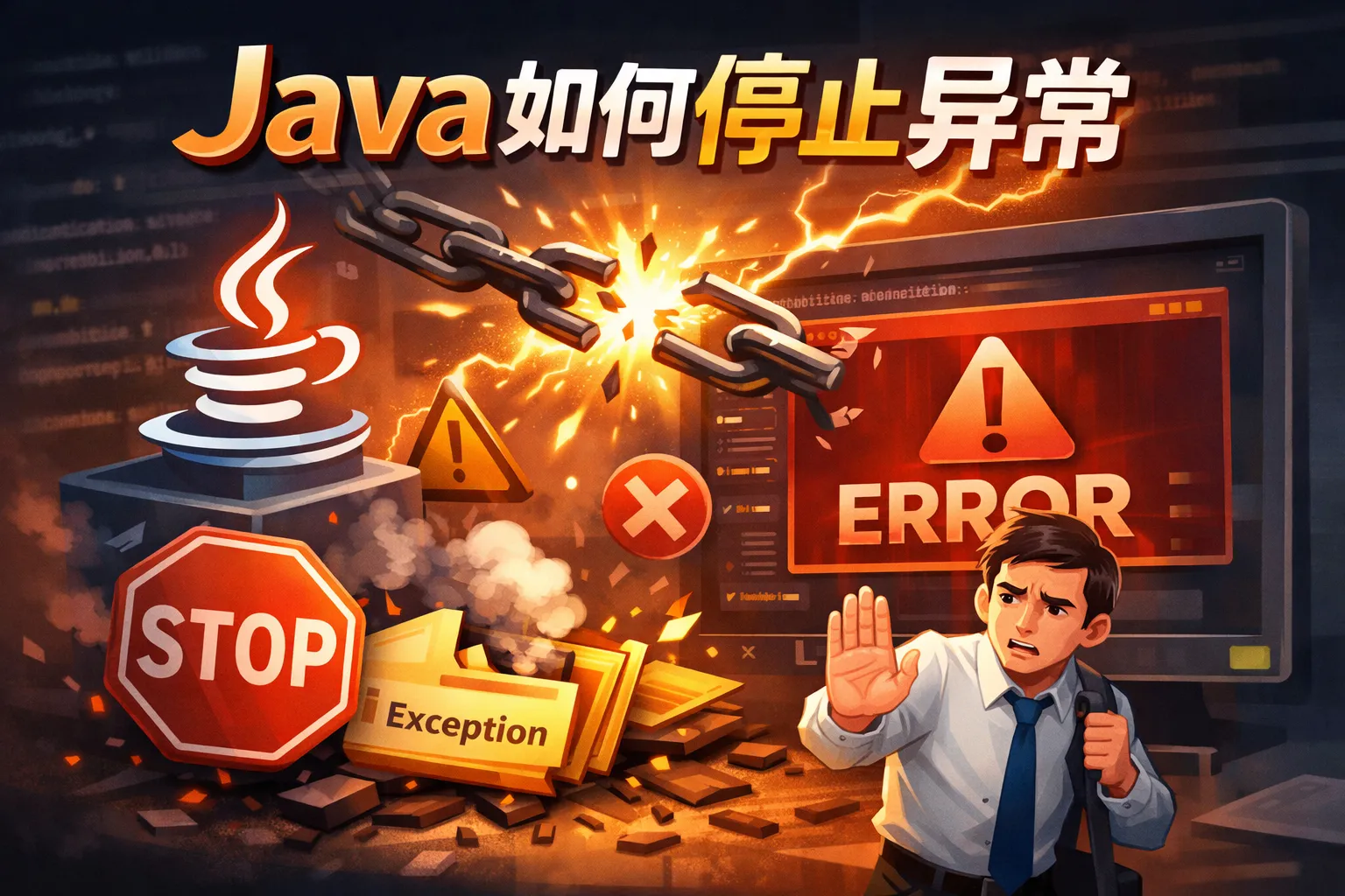Java如何停止异常