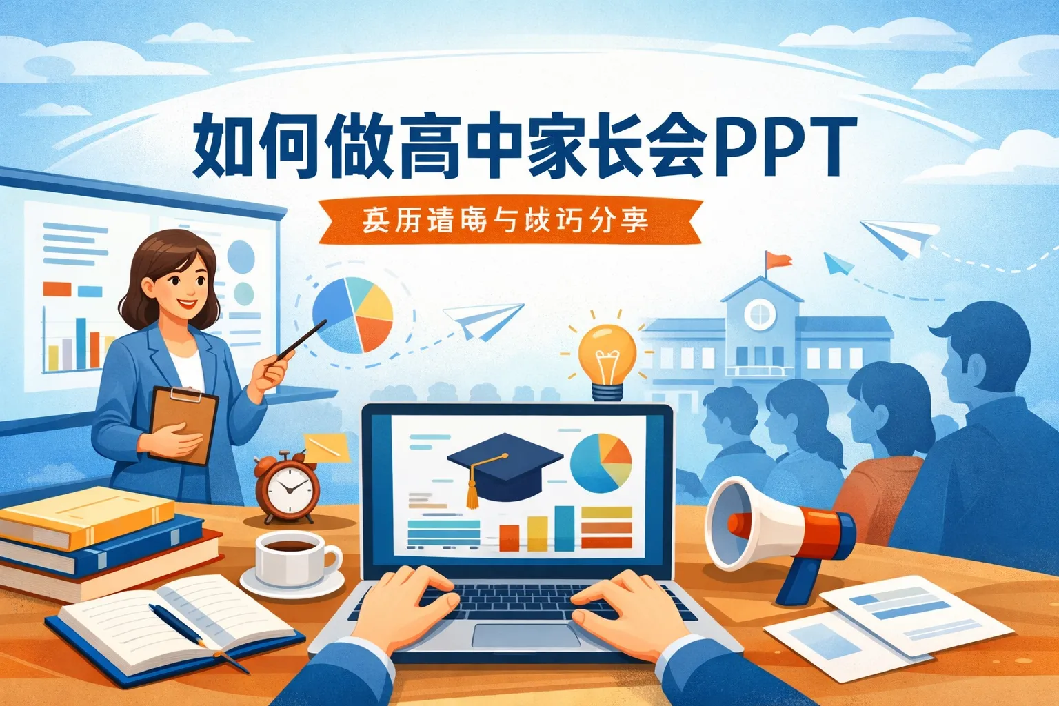 如何做高中家长会ppt