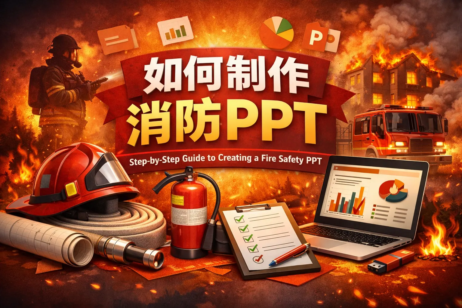 如何制作消防ppt