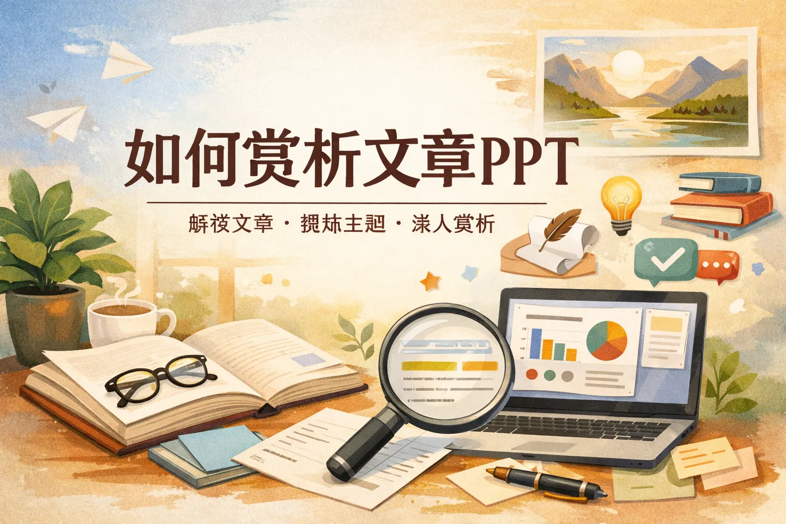 如何赏析文章ppt