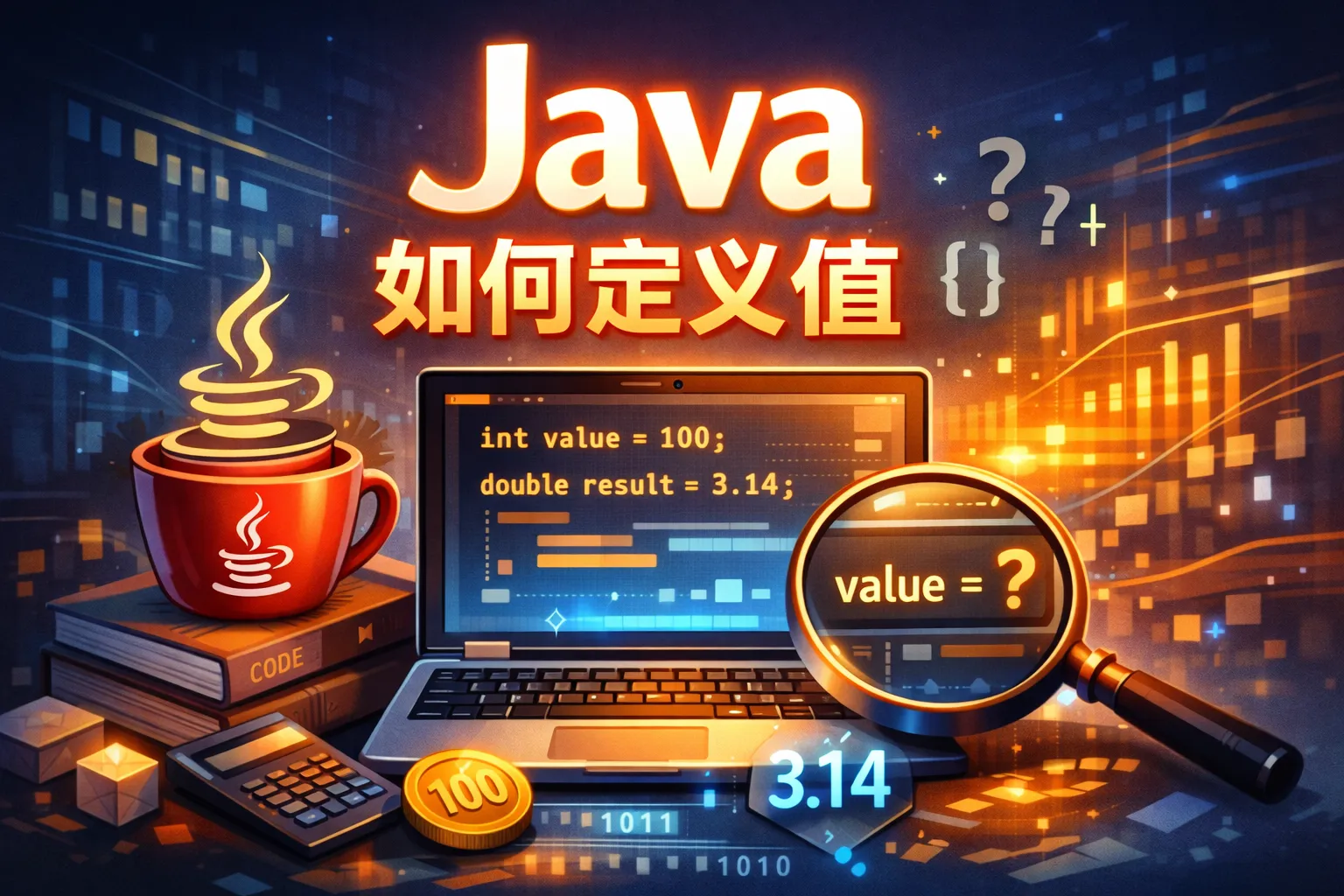 java如何定义 值