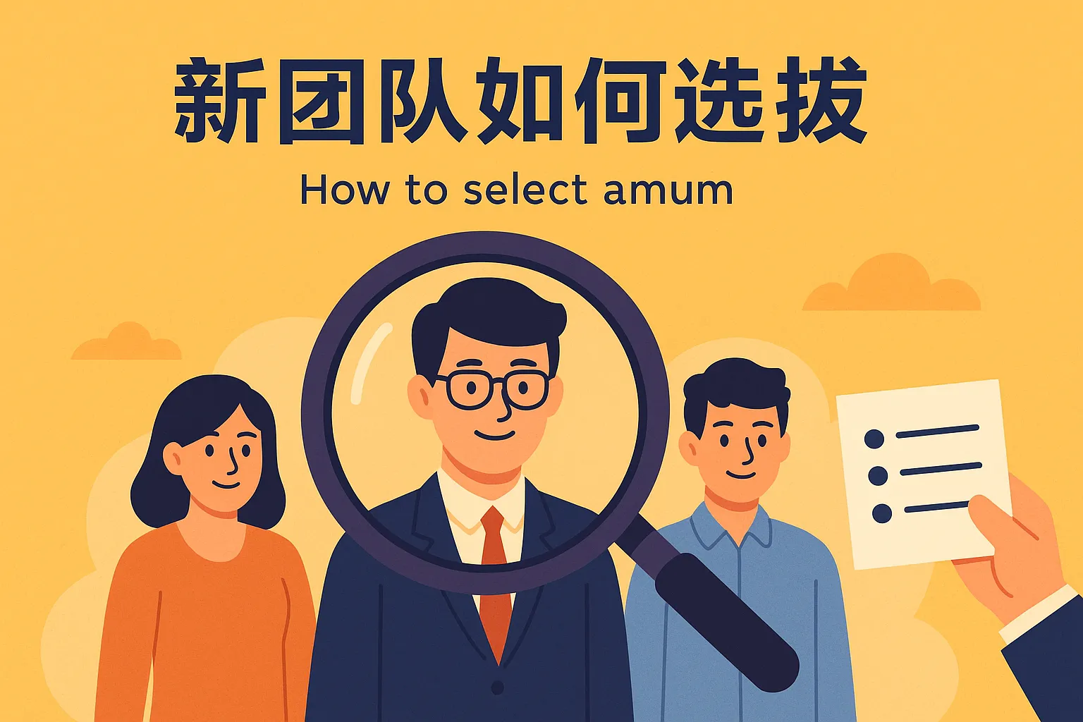 新团队如何选拔