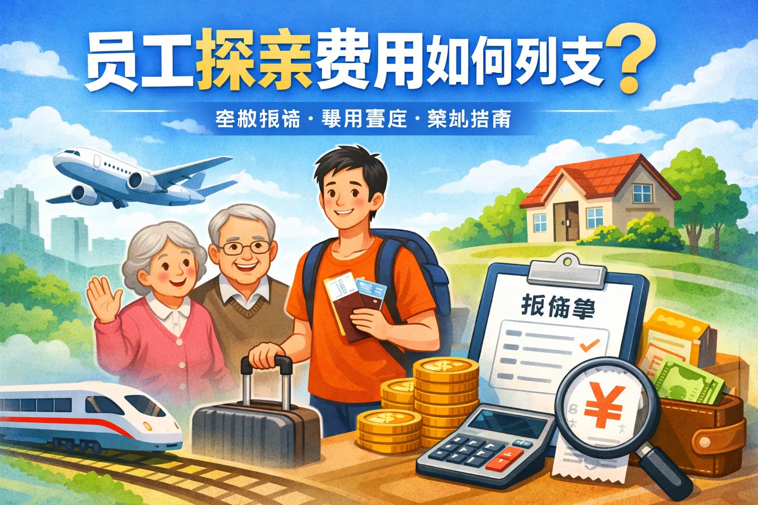 员工探亲费用如何列支的