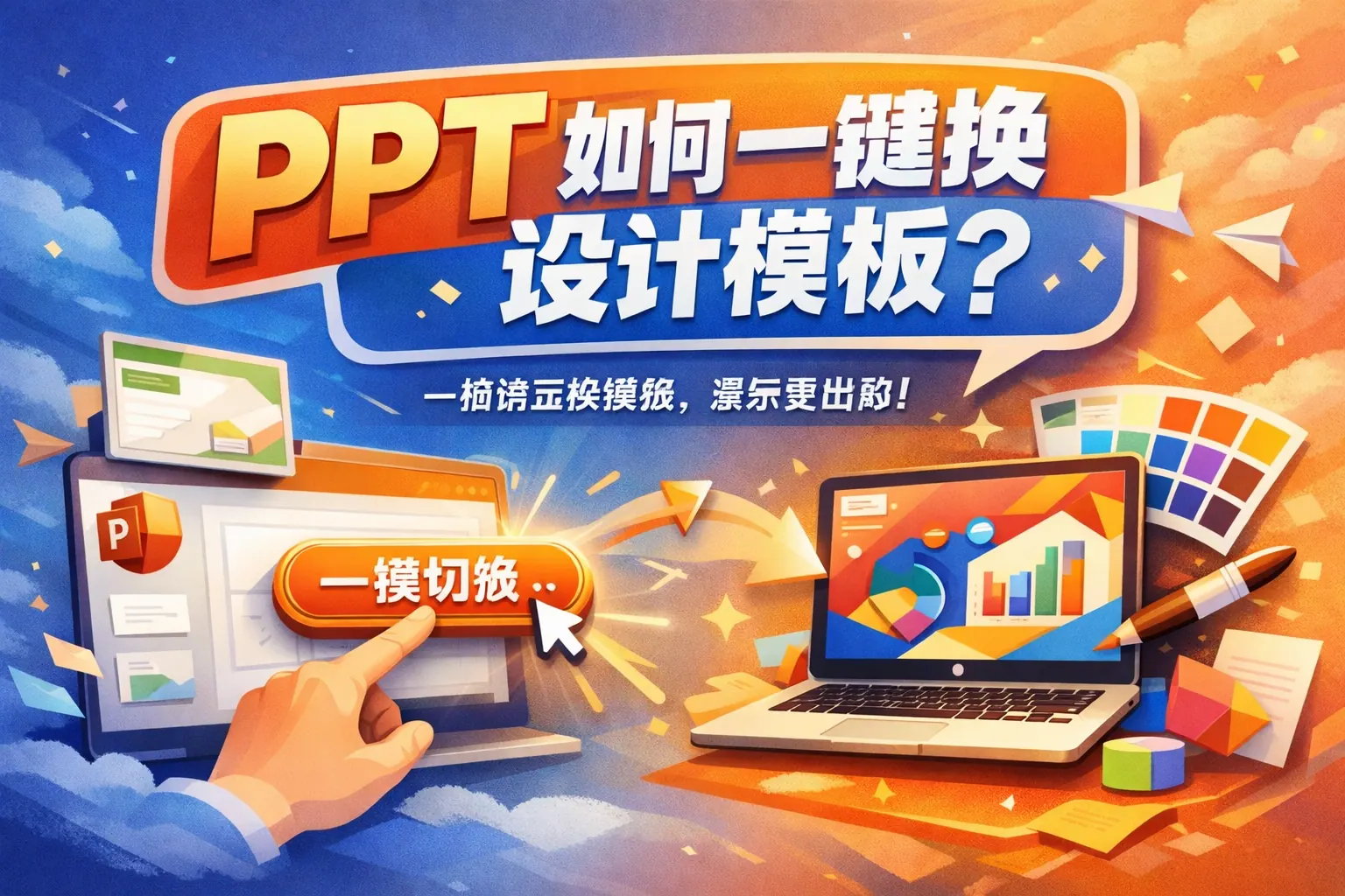 ppt如何一键换设计模板