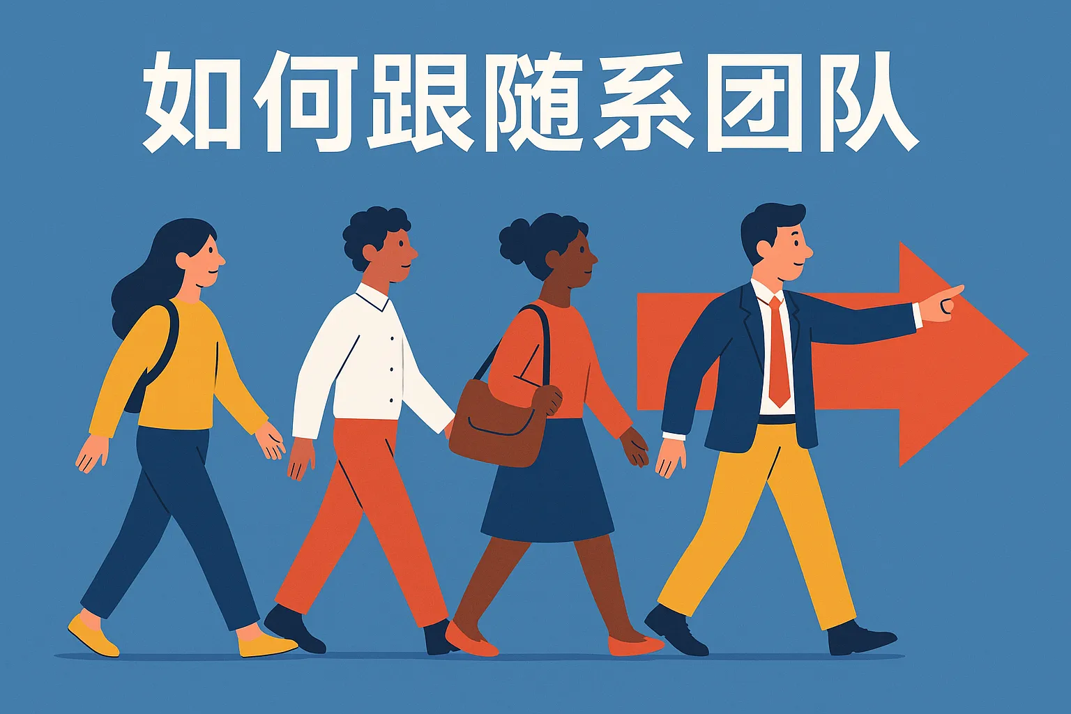 如何跟随系团队