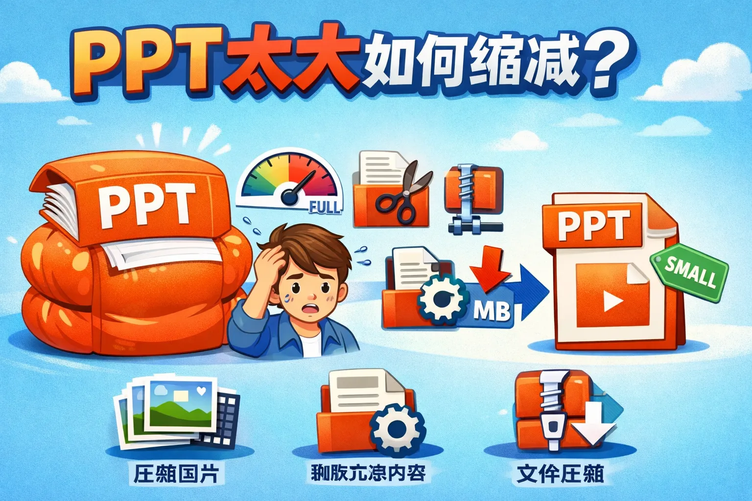 ppt太大如何缩减