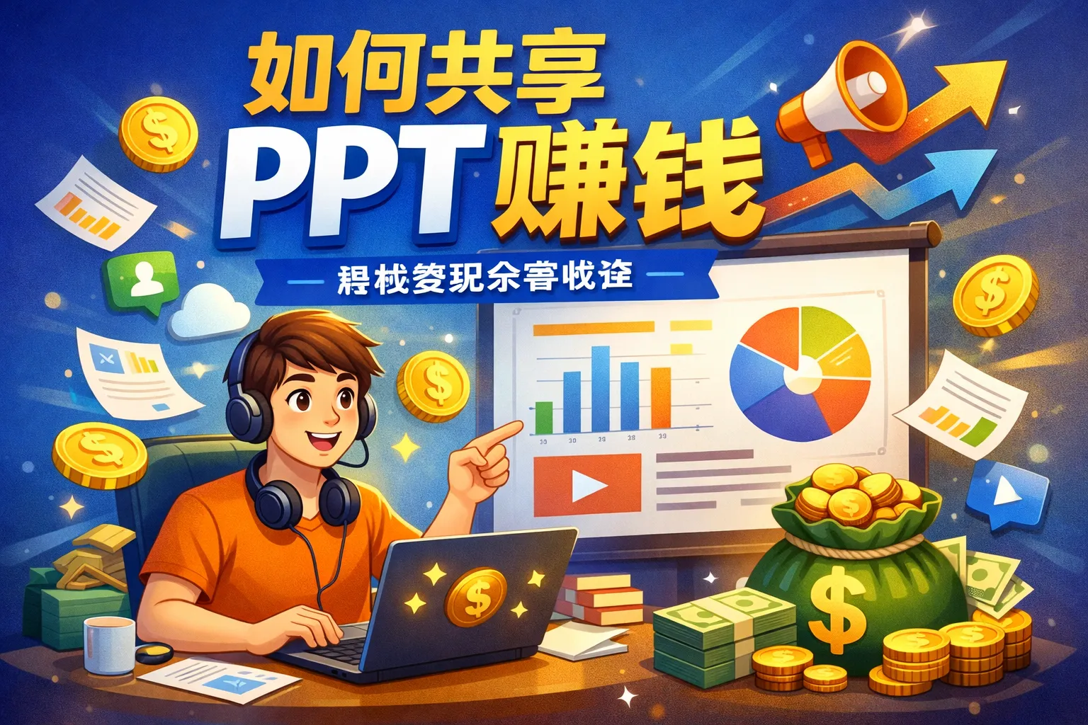 如何共享ppt赚钱