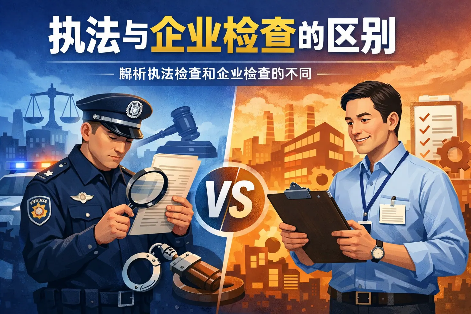 执法与企业检查的区别