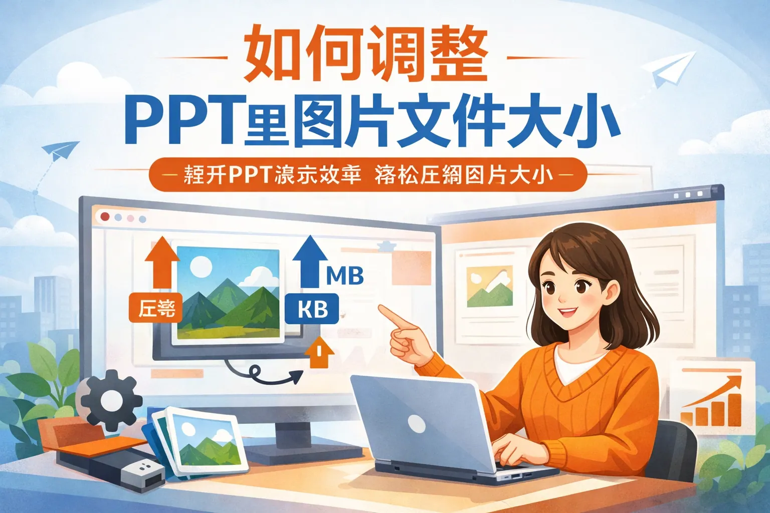如何调整ppt里图片文件大小