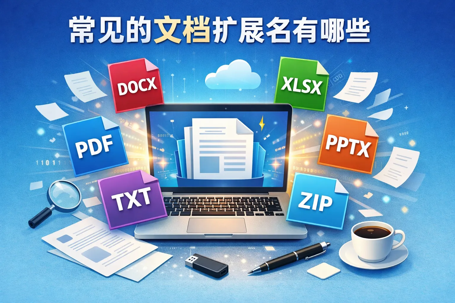 常见的文档扩展名有哪些