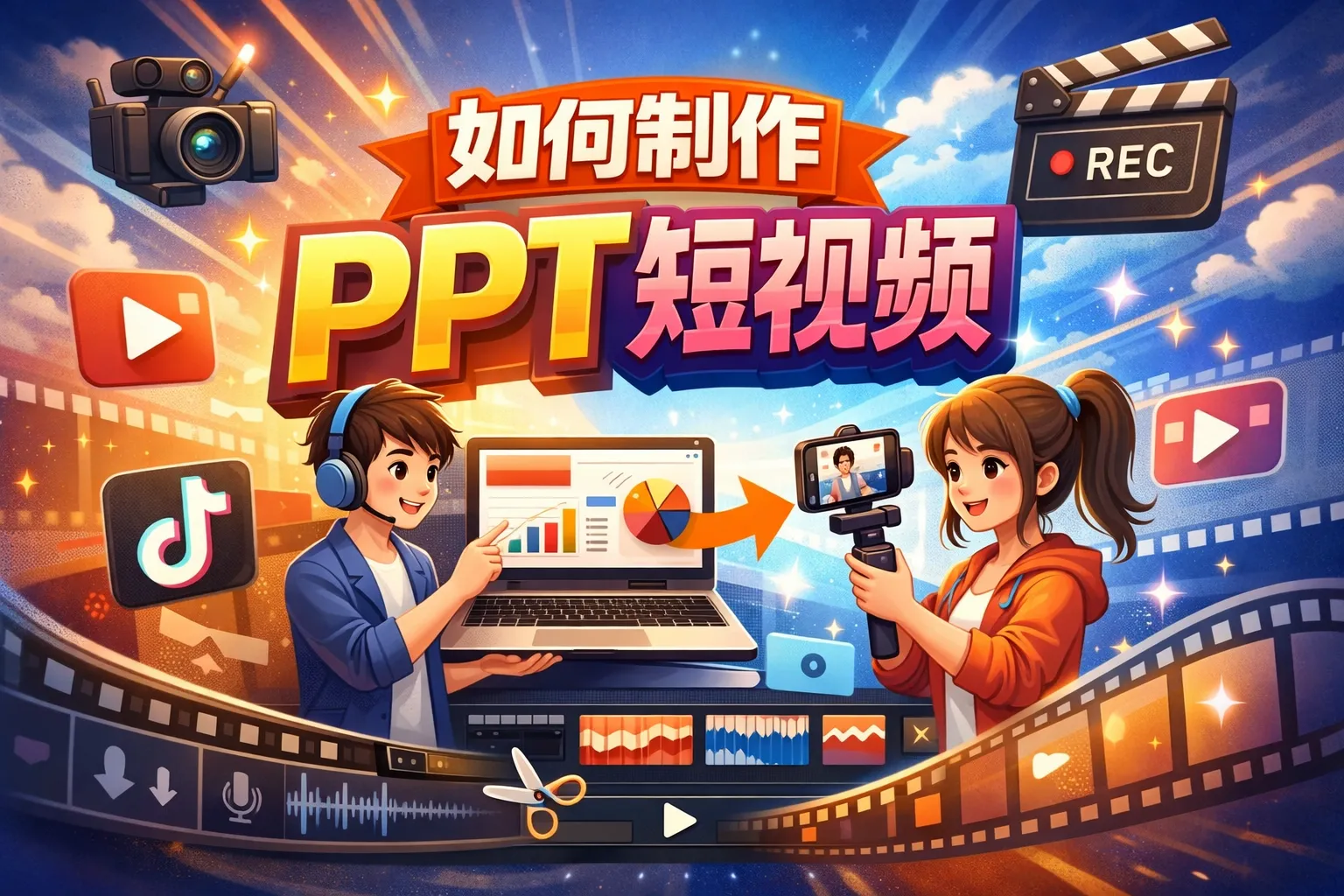 如何制作PPT短视