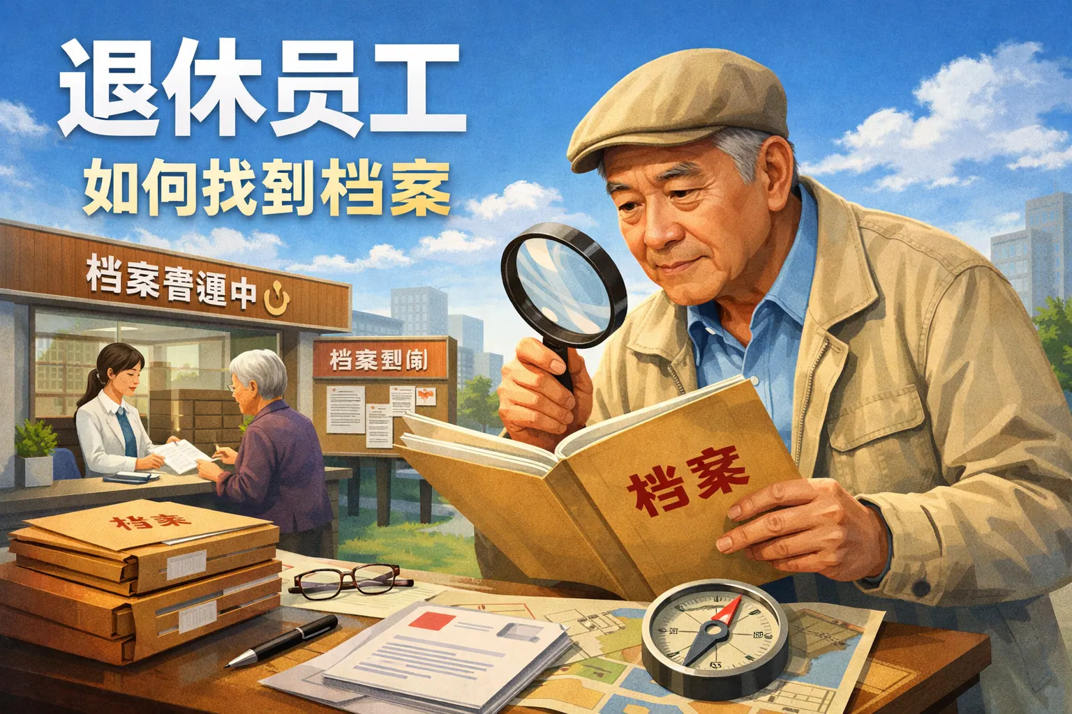 退休员工如何找到档案