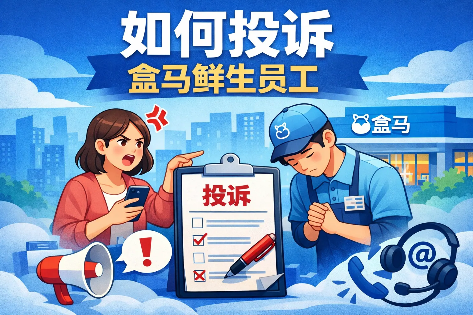 如何投诉盒马鲜生员工