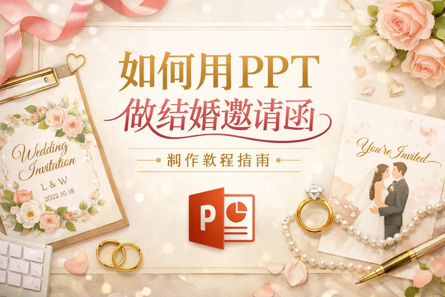 如何用ppt 做结婚邀请函