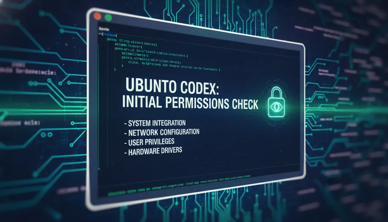 Ubuntu 上 Codex 首次启动前需要确认哪些权限