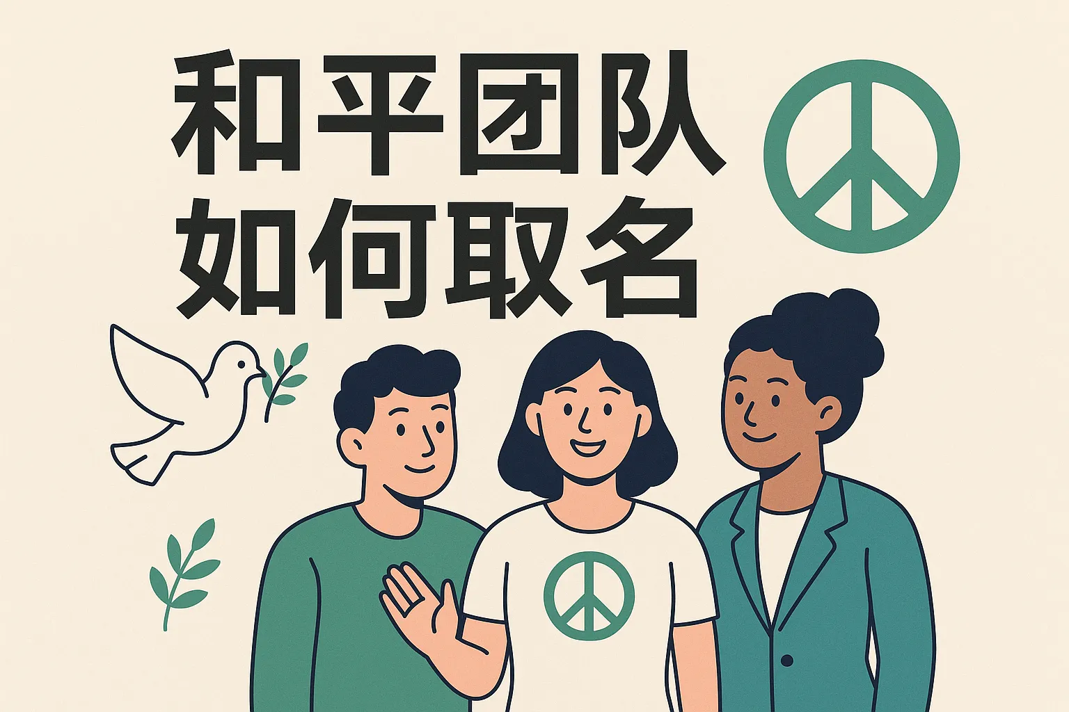 和平团队如何取名