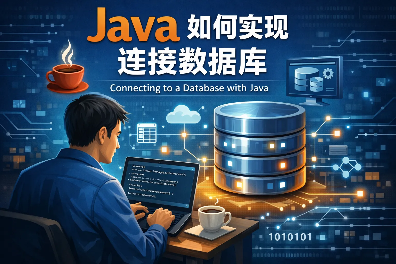 java如何实现连接数据库