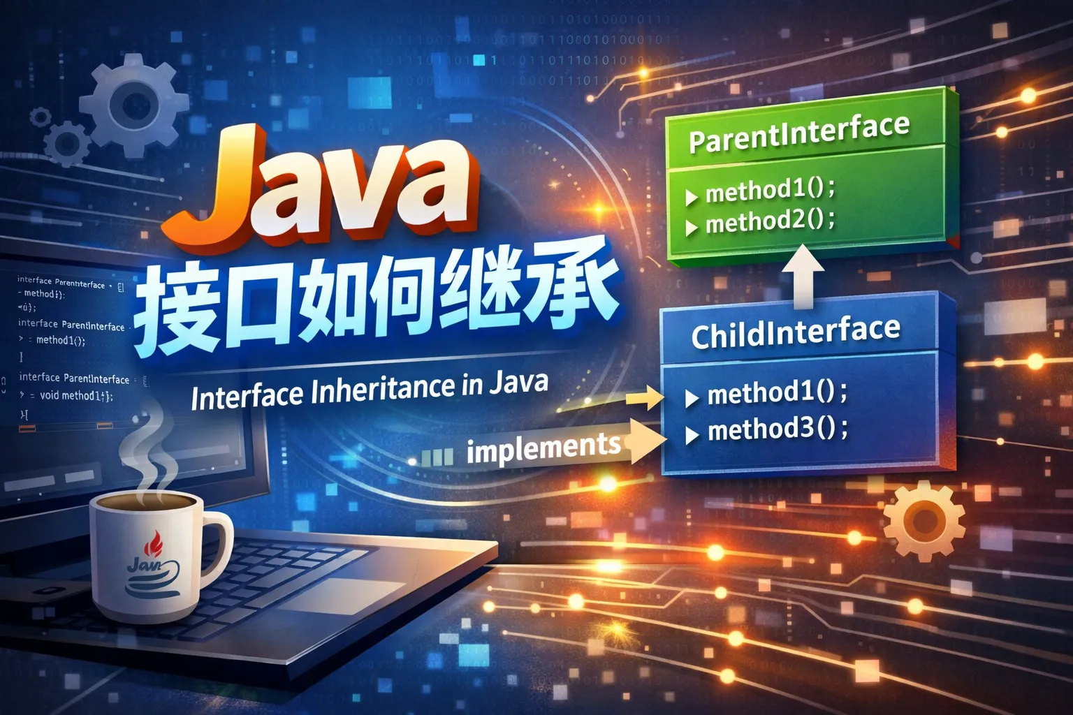 java接口如何继承