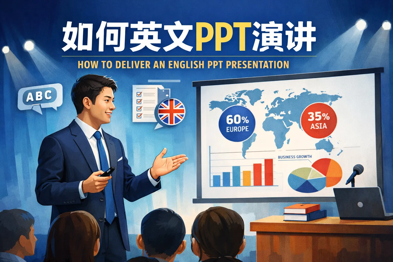 如何英文ppt演讲