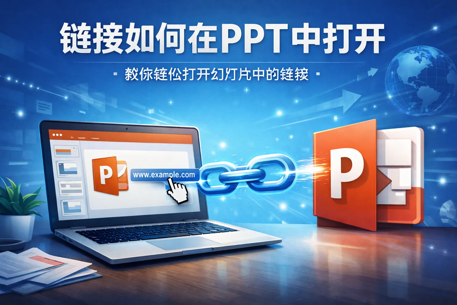 链接如何在ppt中打开