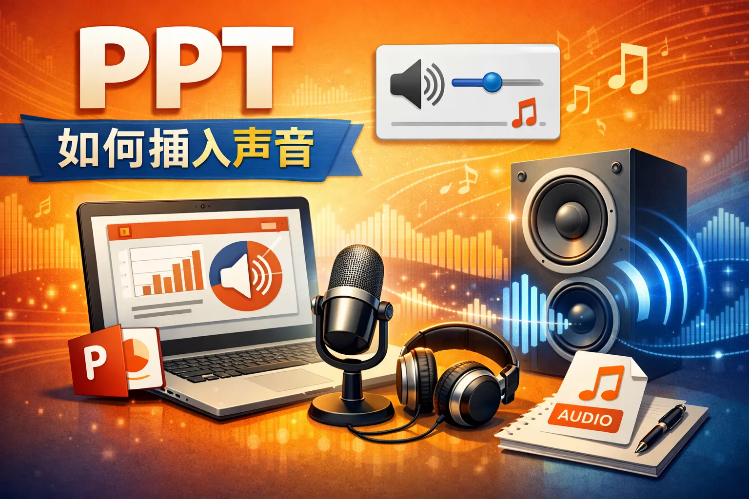 ppt如何插图声音