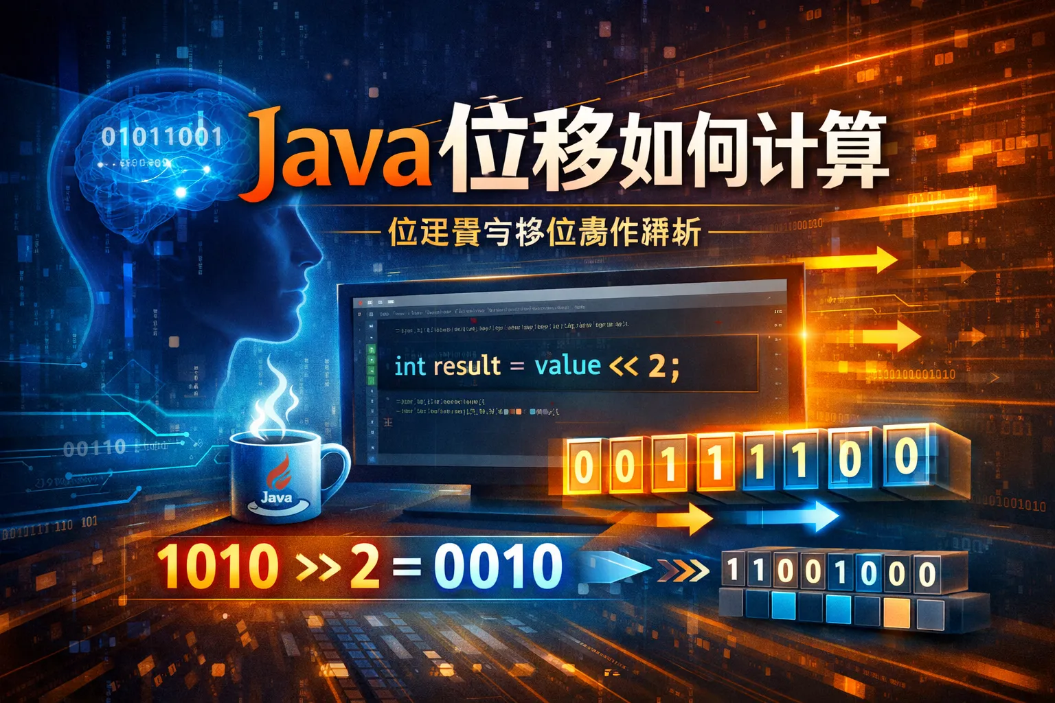 java位移如何计算