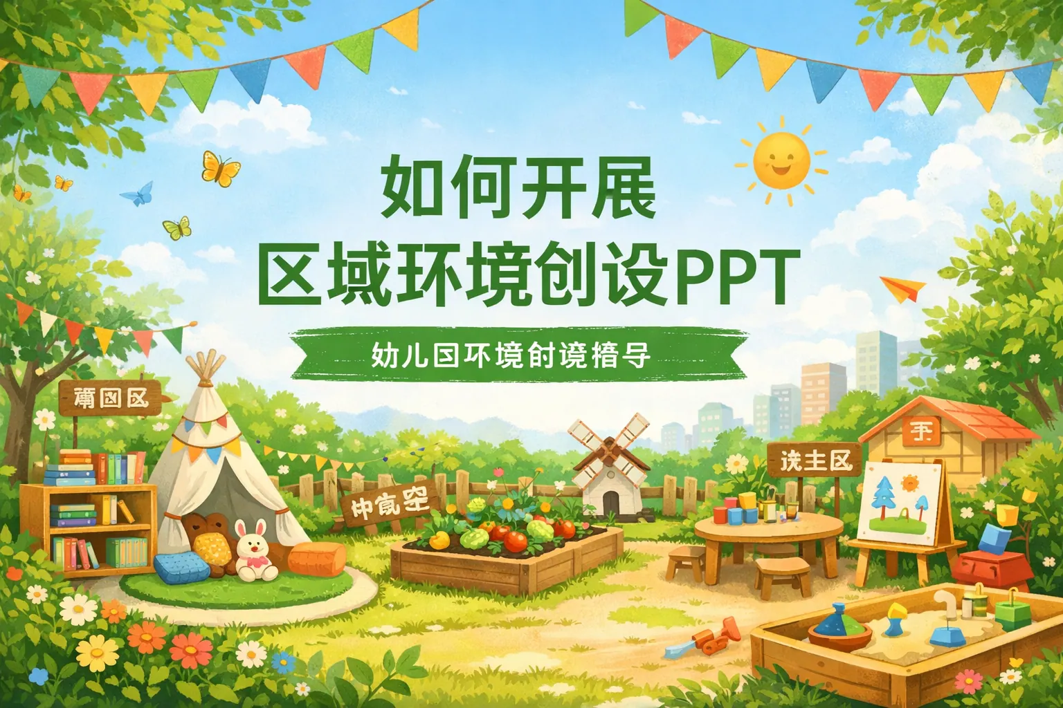 如何开展区域环境创设ppt