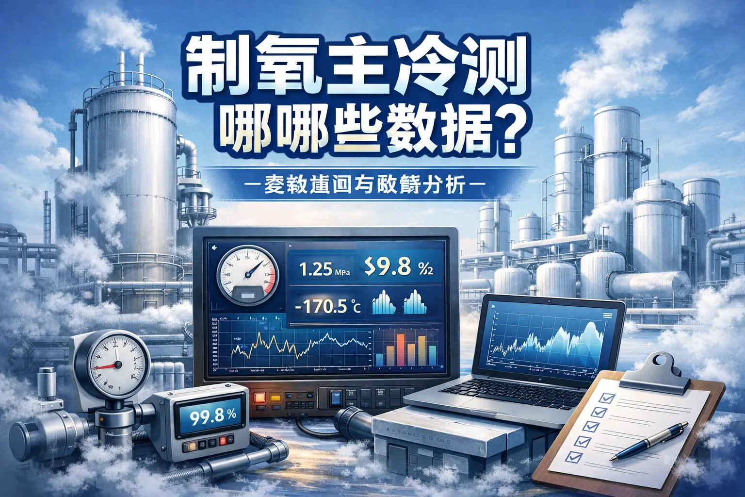 制氧主冷测哪些数据