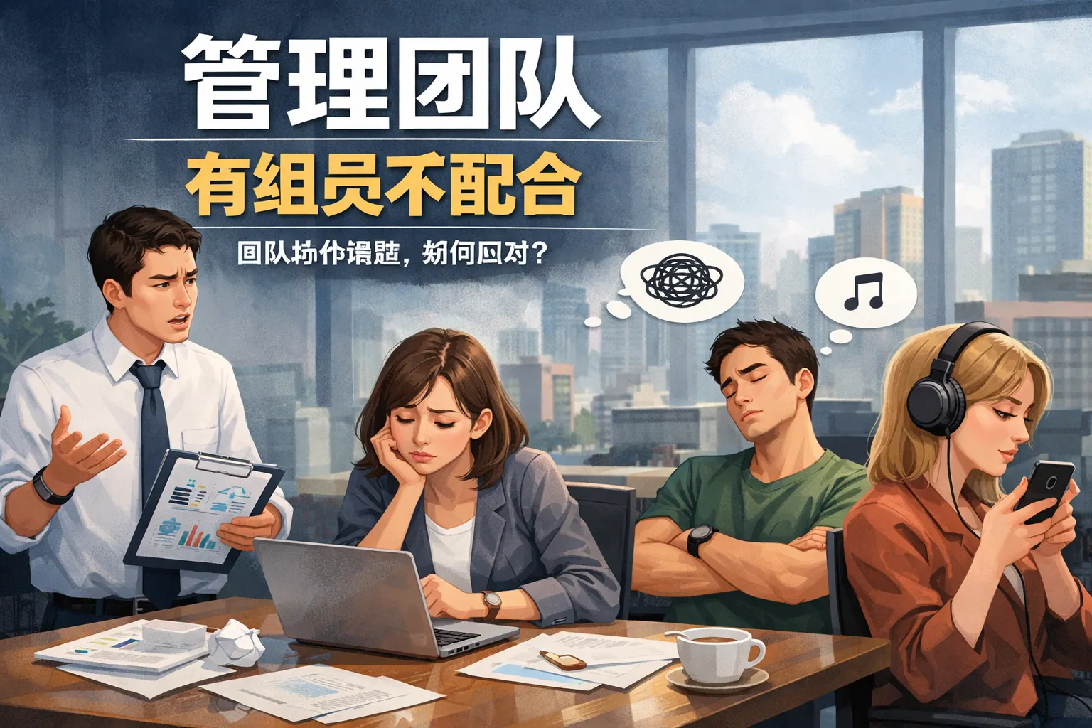 管理团队有组员不配合