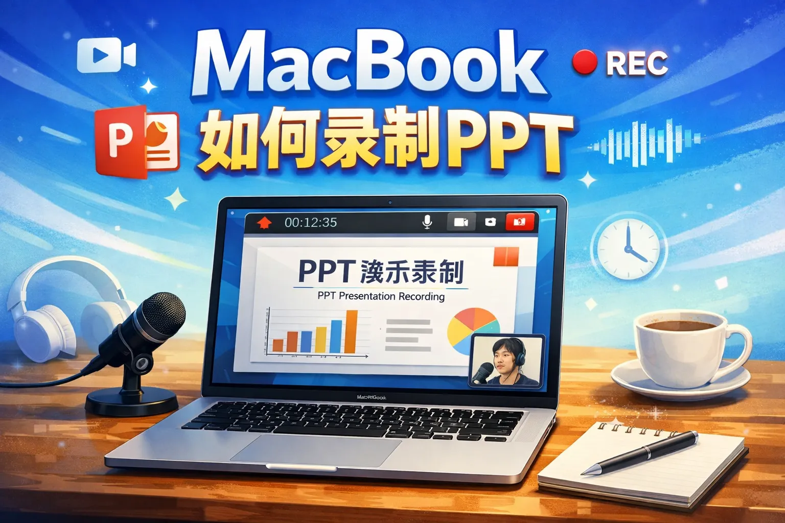 macbook如何录制ppt