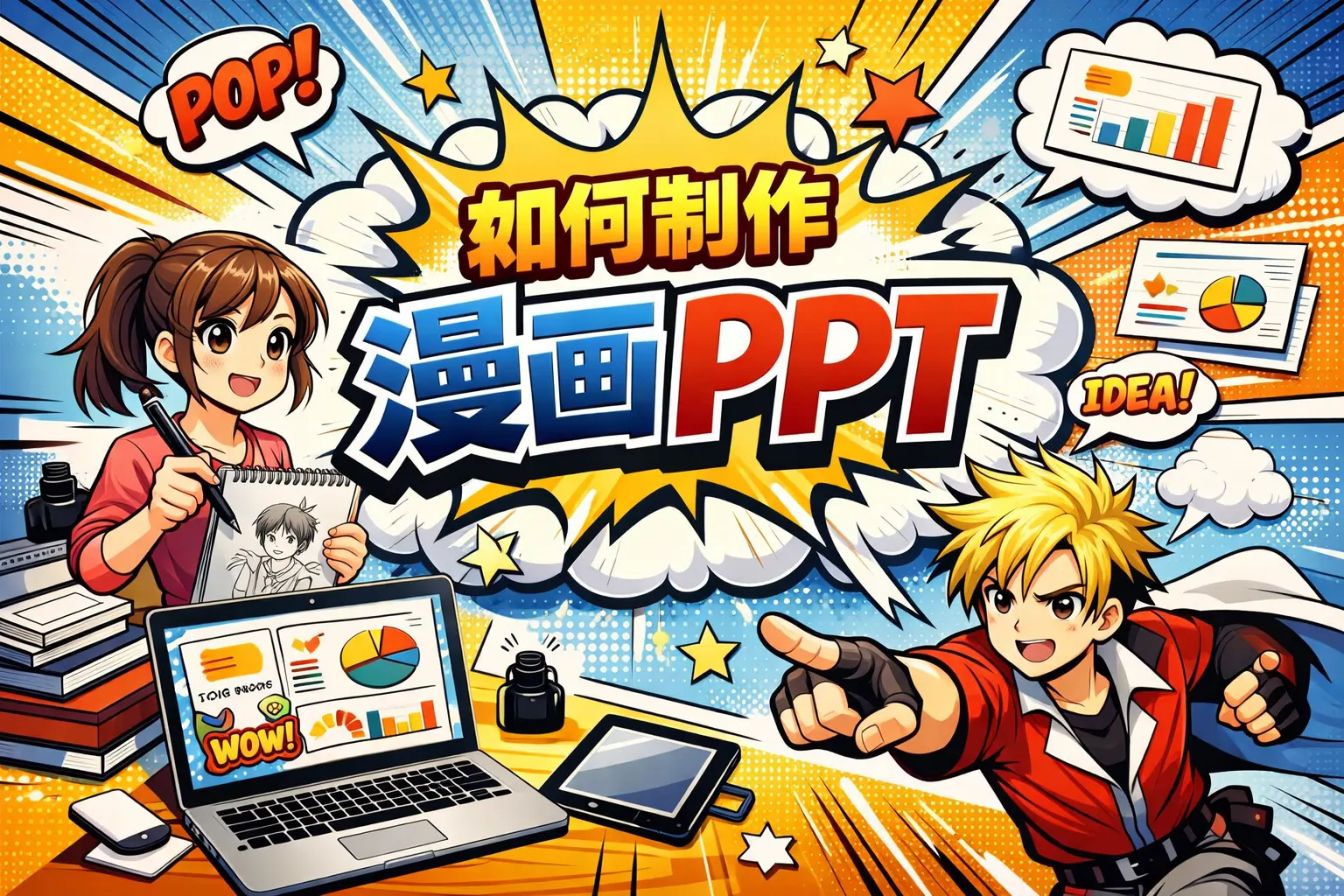 如何制作漫画ppt