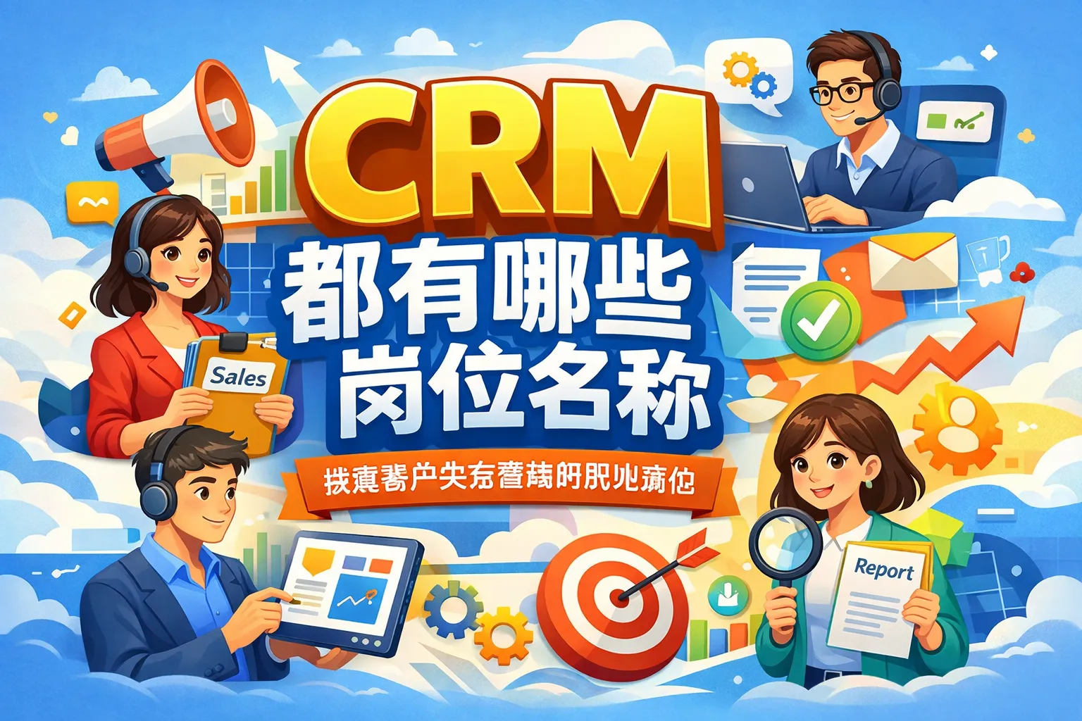 crm都有哪些岗位名称