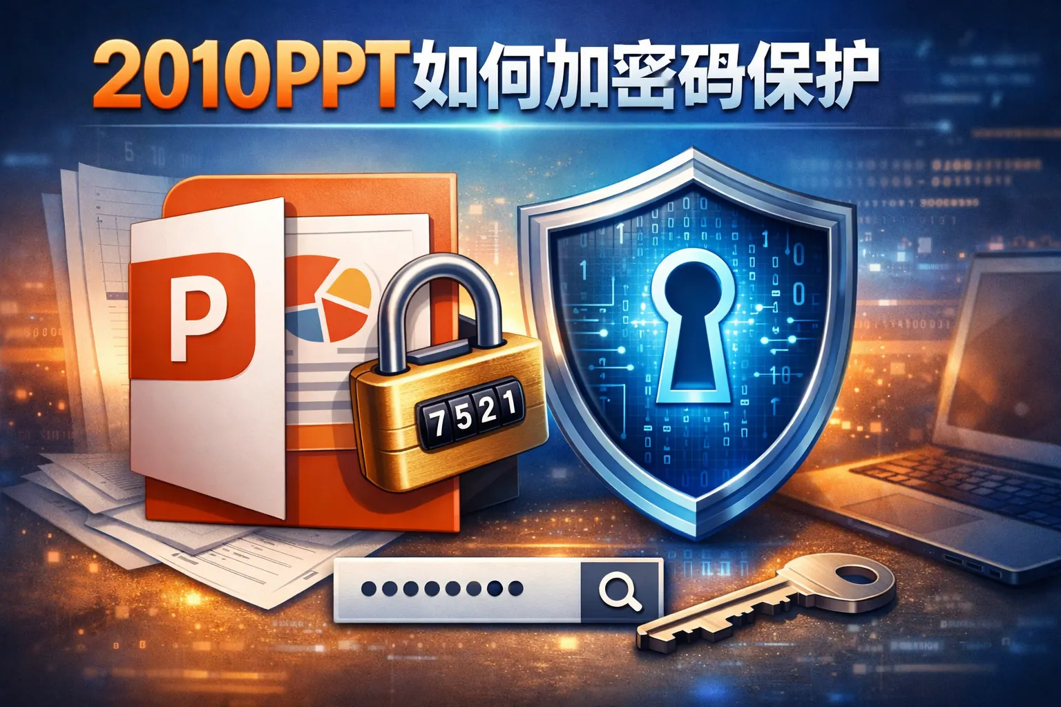 2010ppt如何加密码保护