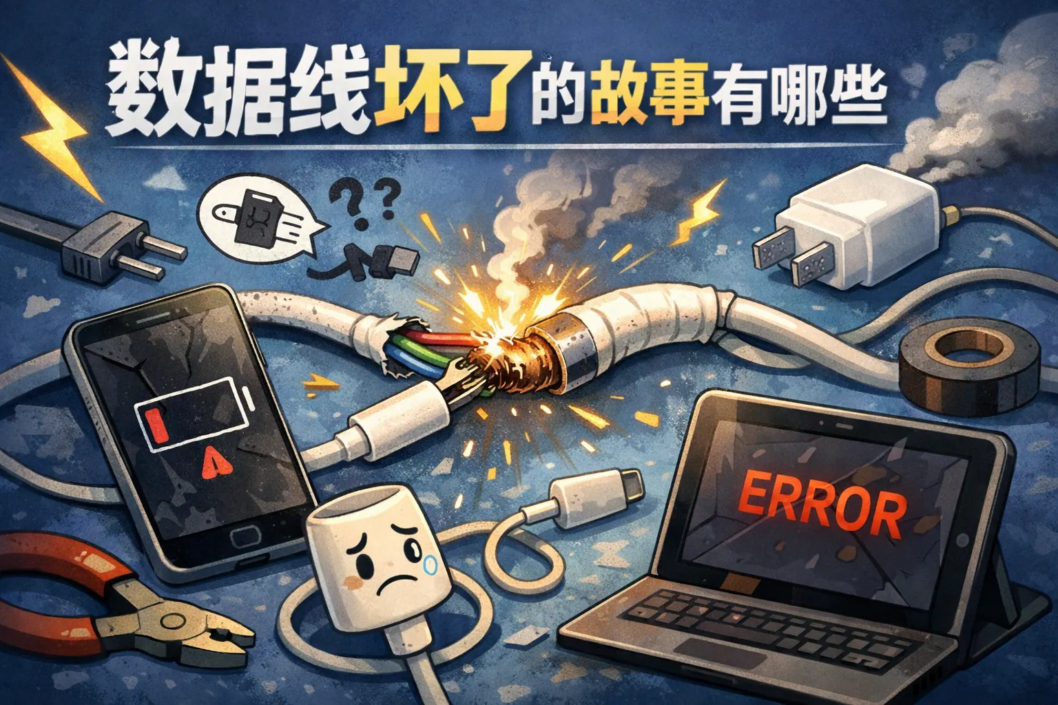 数据线坏了的故事有哪些