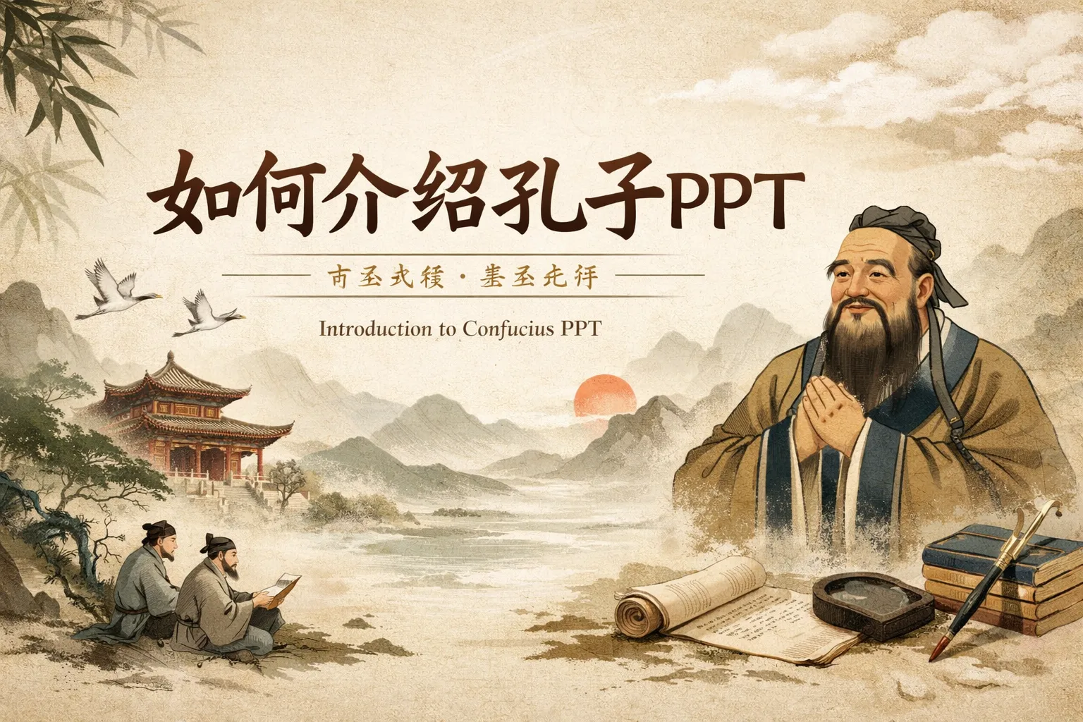 如何介绍孔子ppt