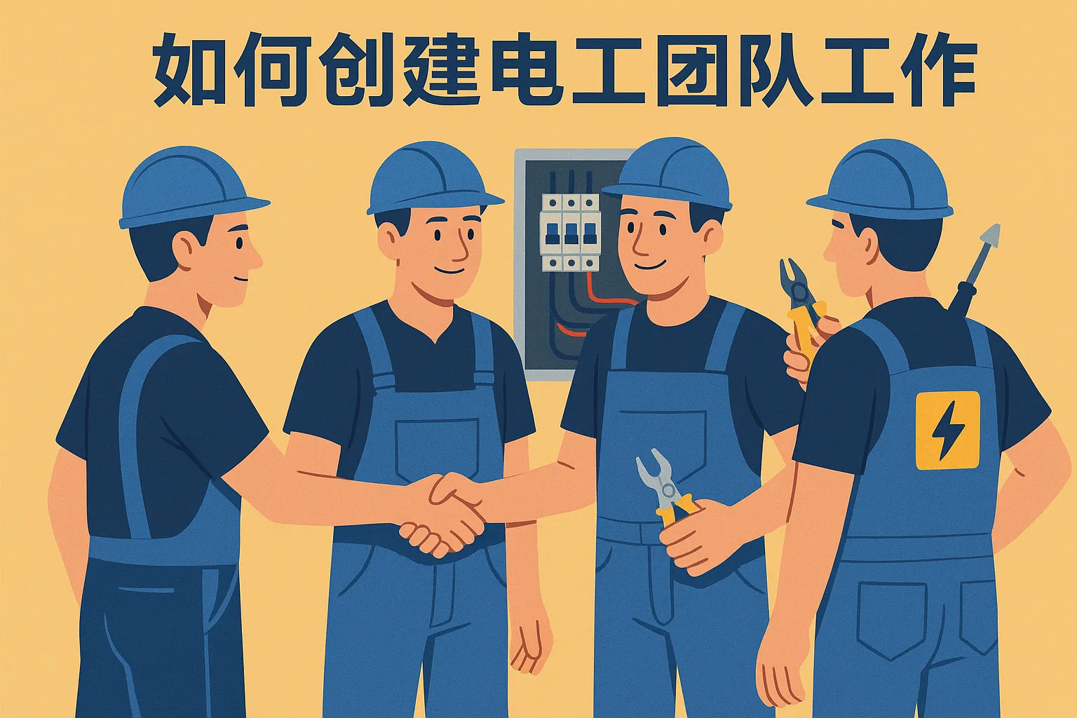如何创建电工团队工作